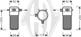 Diederichs DCT1251 - Осушитель, кондиционер autosila-amz.com