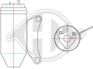 Diederichs DCT1268 - Осушитель, кондиционер autosila-amz.com