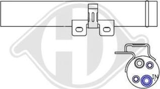 Diederichs DCT1217 - Осушитель, кондиционер autosila-amz.com