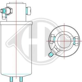 Diederichs DCT1239 - Осушитель, кондиционер autosila-amz.com