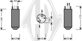 Diederichs DCT1274 - Осушитель, кондиционер autosila-amz.com