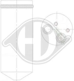 Diederichs DCT1275 - Осушитель, кондиционер autosila-amz.com