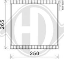 Diederichs DCV1043 - Испаритель, кондиционер autosila-amz.com