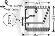 Diederichs DCV1062 - Испаритель, кондиционер autosila-amz.com