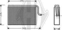 Diederichs DCV1086 - Испаритель, кондиционер autosila-amz.com