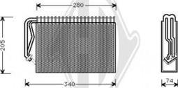 Diederichs DCV1087 - Испаритель, кондиционер autosila-amz.com