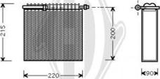 Diederichs DCV1037 - Испаритель, кондиционер autosila-amz.com