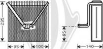 Diederichs DCV1145 - Испаритель, кондиционер autosila-amz.com