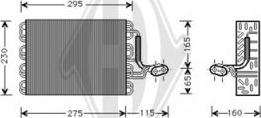 Diederichs DCV1130 - Испаритель, кондиционер autosila-amz.com