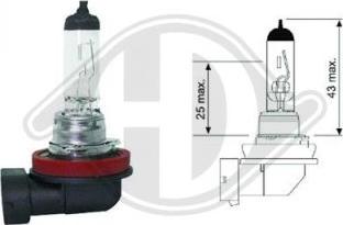 Diederichs LID10038 - Лампа накаливания, фара дальнего света autosila-amz.com