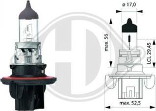Diederichs LID10023 - Лампа накаливания, противотуманная фара autosila-amz.com