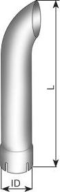 Dinex 91431 - Труба выхлопного газа autosila-amz.com