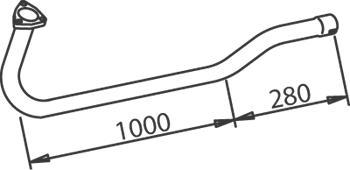 Dinex 50296 - Труба выхлопного газа autosila-amz.com