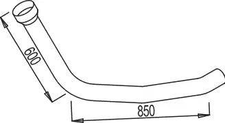 Dinex 68149 - Труба выхлопного газа autosila-amz.com