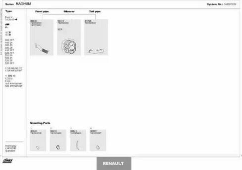 Dinex 164000026 - Система выпуска ОГ autosila-amz.com