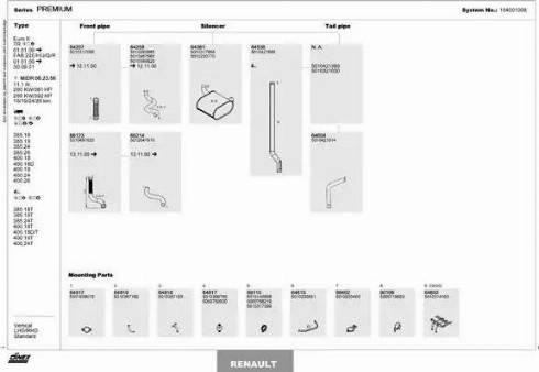 Dinex 164001006 - Система выпуска ОГ autosila-amz.com