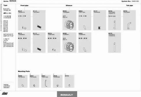 Dinex 164001026 - Система выпуска ОГ autosila-amz.com