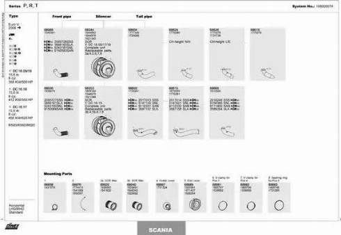 Dinex 168000074 - Система выпуска ОГ autosila-amz.com