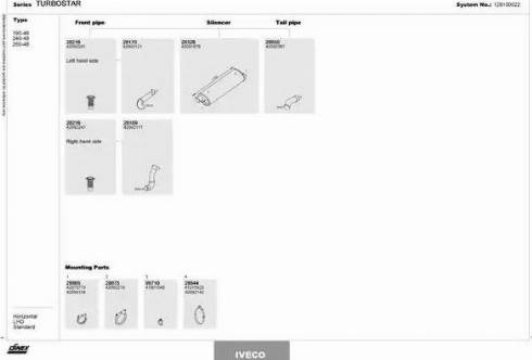 Dinex 128100022 - Система выпуска ОГ autosila-amz.com