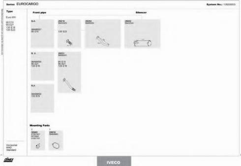 Dinex 128200033 - Система выпуска ОГ autosila-amz.com