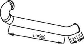 Dinex 81625 - Труба выхлопного газа autosila-amz.com