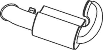Dinex 81731 - Глушитель выхлопных газов, конечный autosila-amz.com