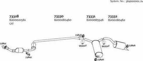 Dinex 364000001_04 - Система выпуска ОГ autosila-amz.com