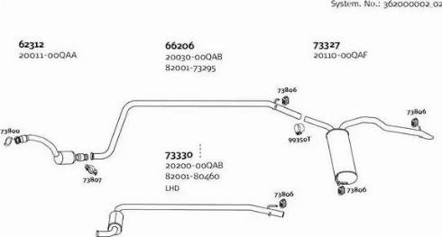 Dinex 362000002_02 - Система выпуска ОГ autosila-amz.com