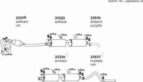 Dinex 329100011_01 - Система выпуска ОГ autosila-amz.com