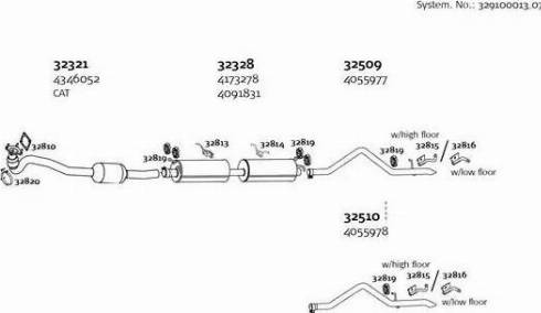 Dinex 329100013_07 - Система выпуска ОГ autosila-amz.com