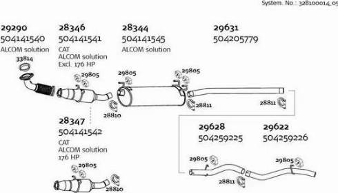 Dinex 328100014_05 - Система выпуска ОГ autosila-amz.com