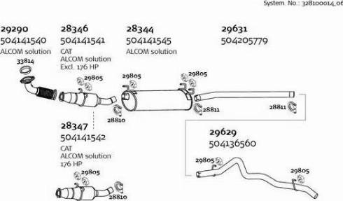 Dinex 328100014_06 - Система выпуска ОГ autosila-amz.com