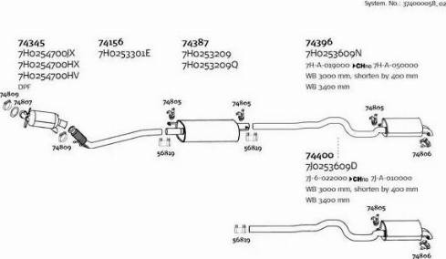 Dinex 374000058_02 - Система выпуска ОГ autosila-amz.com