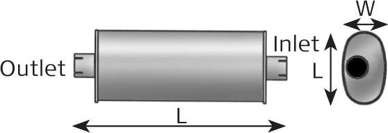 Dinex 28331 - Средний глушитель выхлопных газов autosila-amz.com