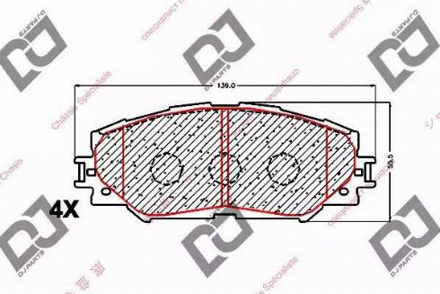 TRW GDB3425DTE - Тормозные колодки, дисковые, комплект autosila-amz.com