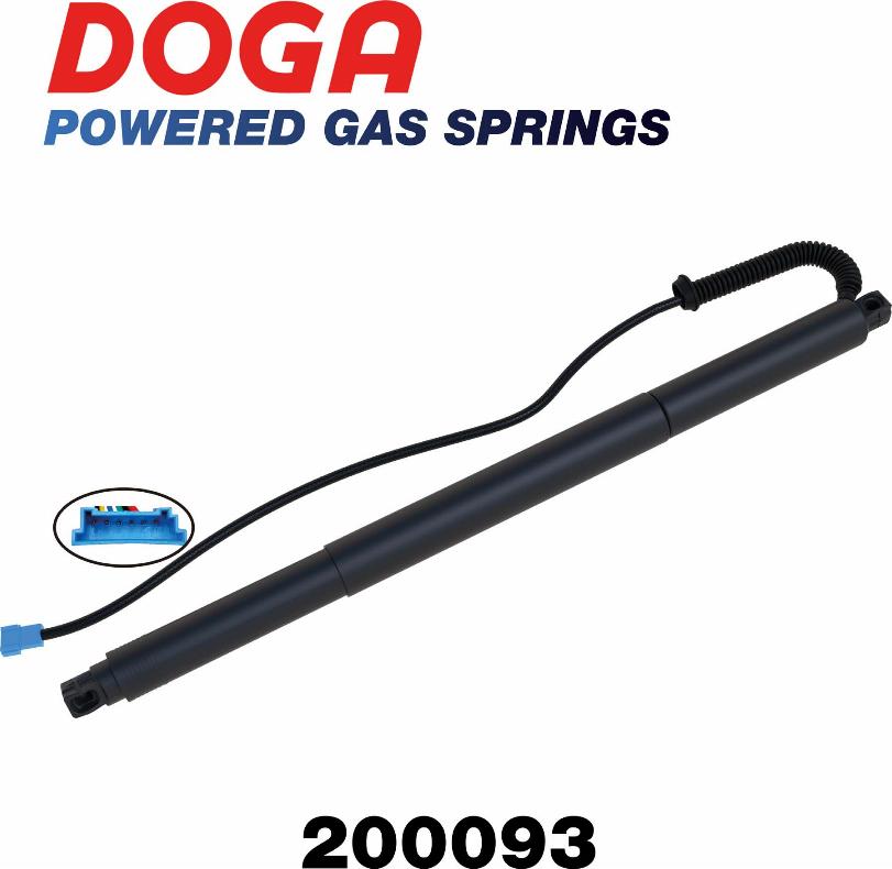 DOGA 200093 - Электромотор, задняя дверь autosila-amz.com