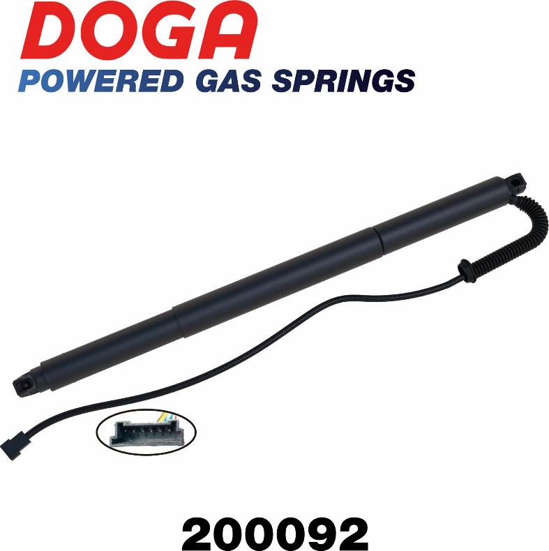 DOGA 200092 - Электромотор, задняя дверь autosila-amz.com