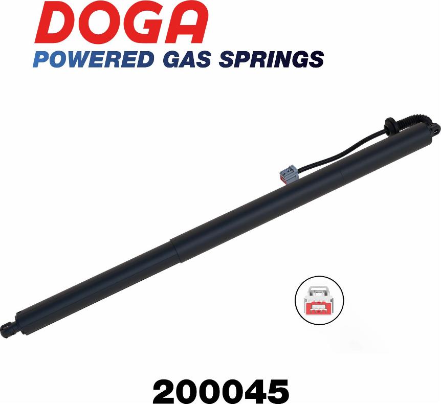 DOGA 200045 - Электромотор, задняя дверь autosila-amz.com