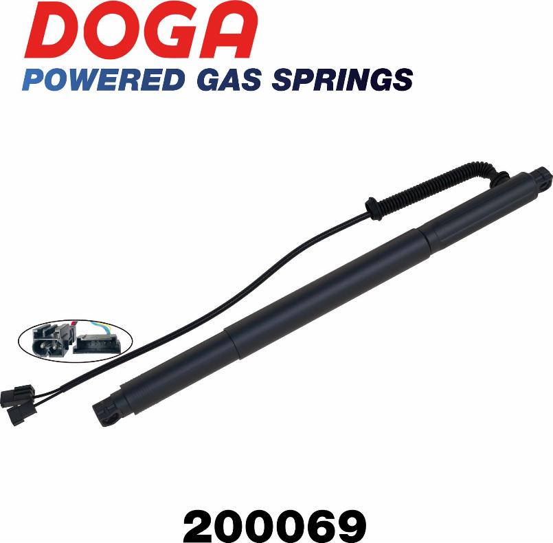 DOGA 200069 - Электромотор, задняя дверь autosila-amz.com