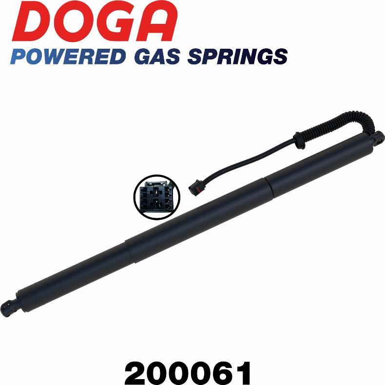 DOGA 200061 - Электромотор, задняя дверь autosila-amz.com