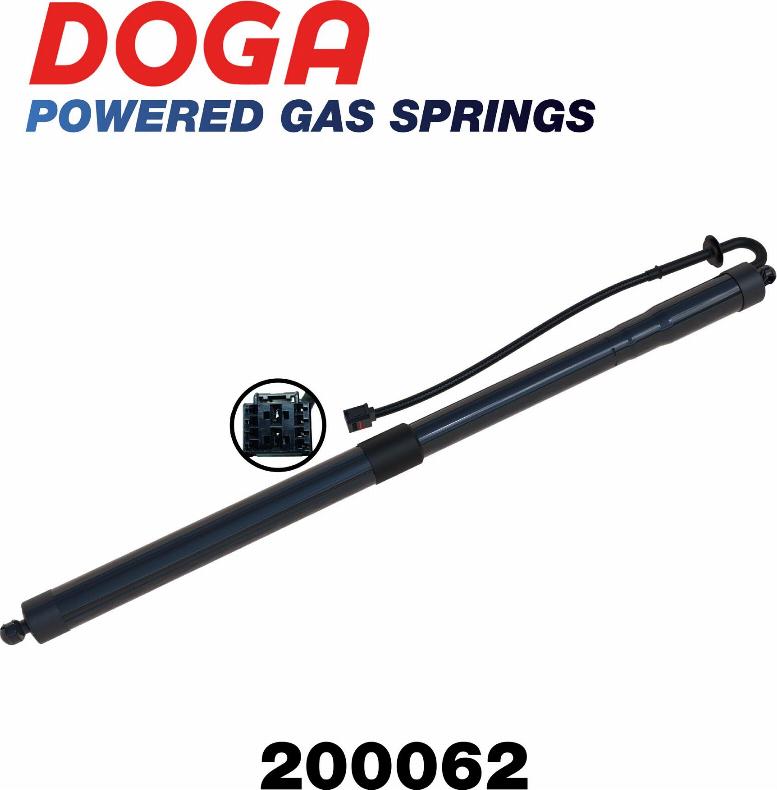 DOGA 200062 - Электромотор, задняя дверь autosila-amz.com