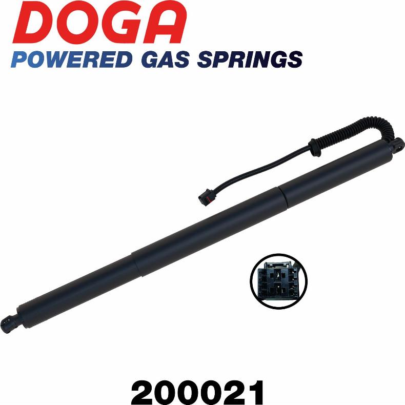 DOGA 200021 - Электромотор, задняя дверь autosila-amz.com