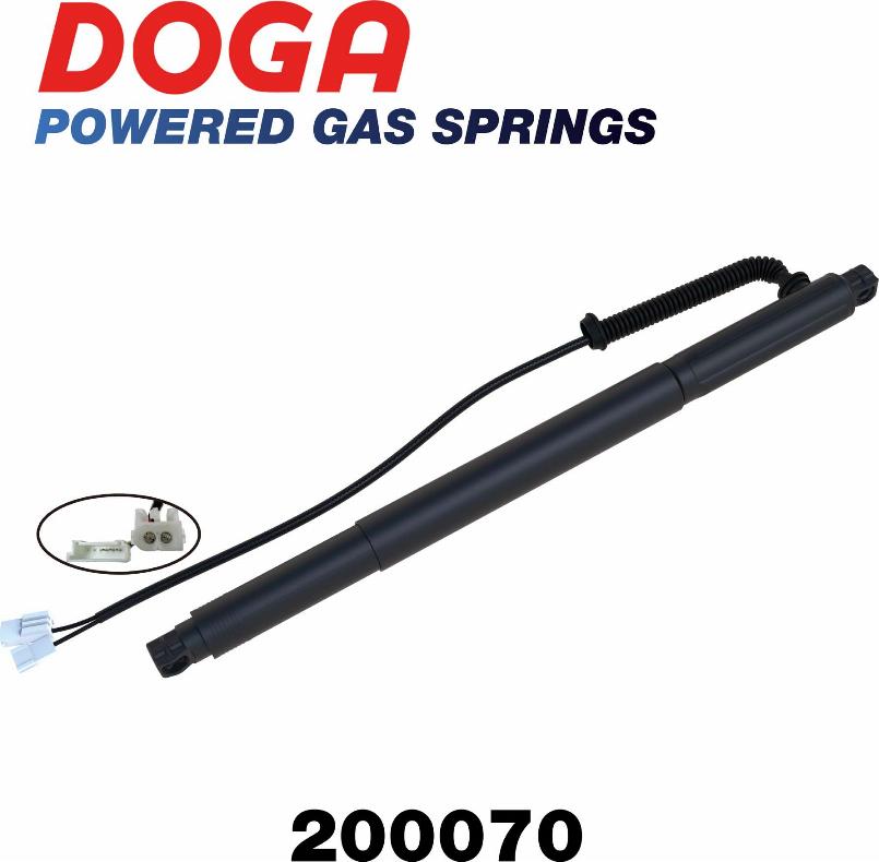 DOGA 200070 - Электромотор, задняя дверь autosila-amz.com