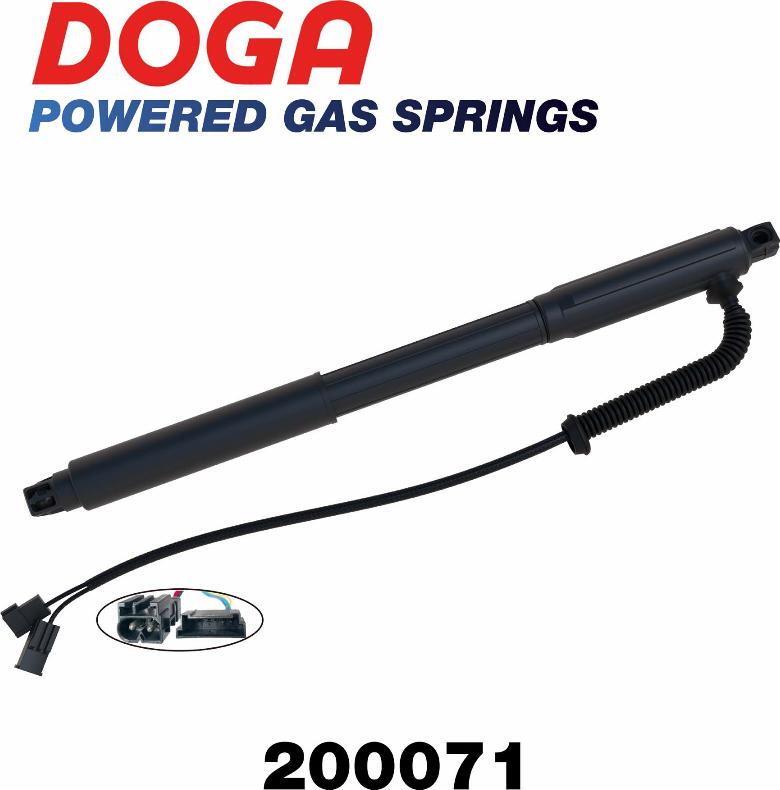 DOGA 200071 - Электромотор, задняя дверь autosila-amz.com