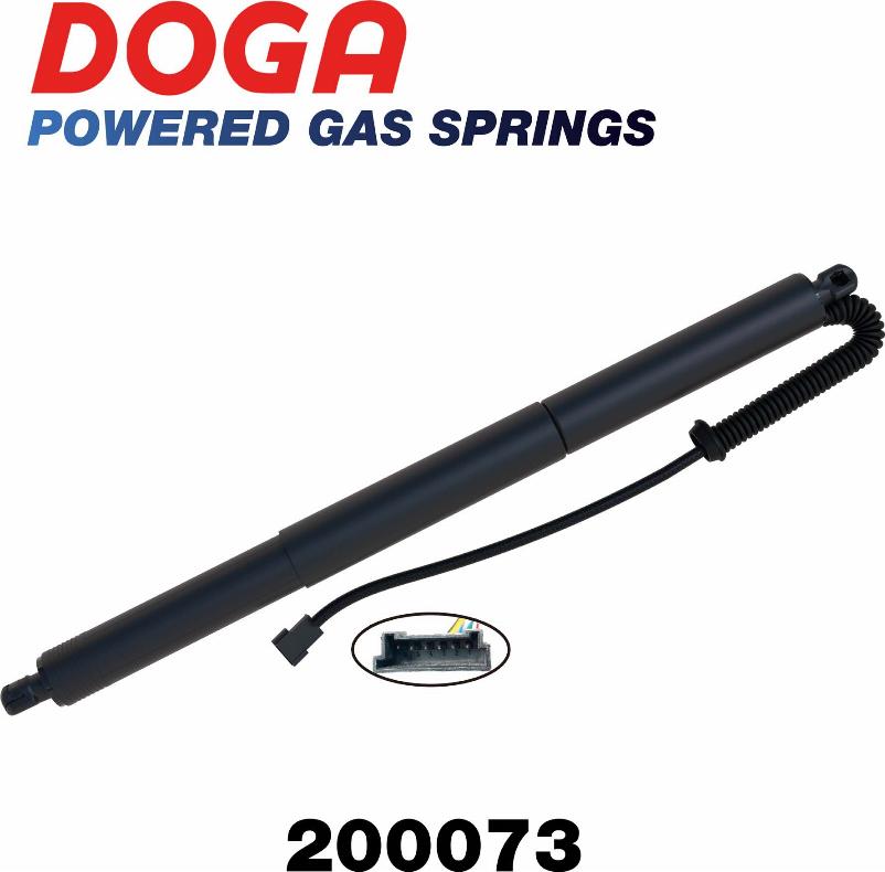 DOGA 200073 - Электромотор, задняя дверь autosila-amz.com