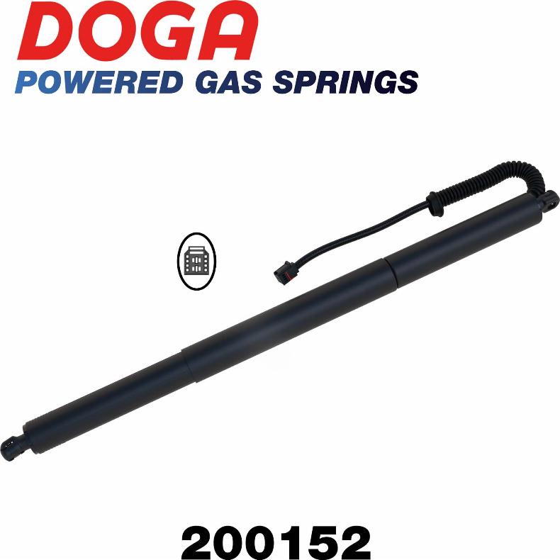 DOGA 200152 - Электромотор, задняя дверь autosila-amz.com