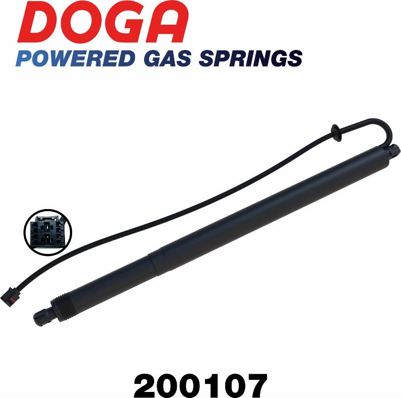 DOGA 200107 - Электромотор, задняя дверь autosila-amz.com