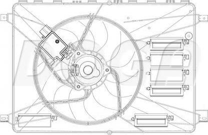 DOGA EFO074 - Вентилятор, охлаждение двигателя autosila-amz.com