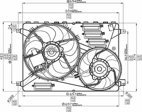 DOGA EVO022 - Вентилятор, охлаждение двигателя autosila-amz.com