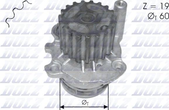 DOLZ A196 - Водяной насос autosila-amz.com